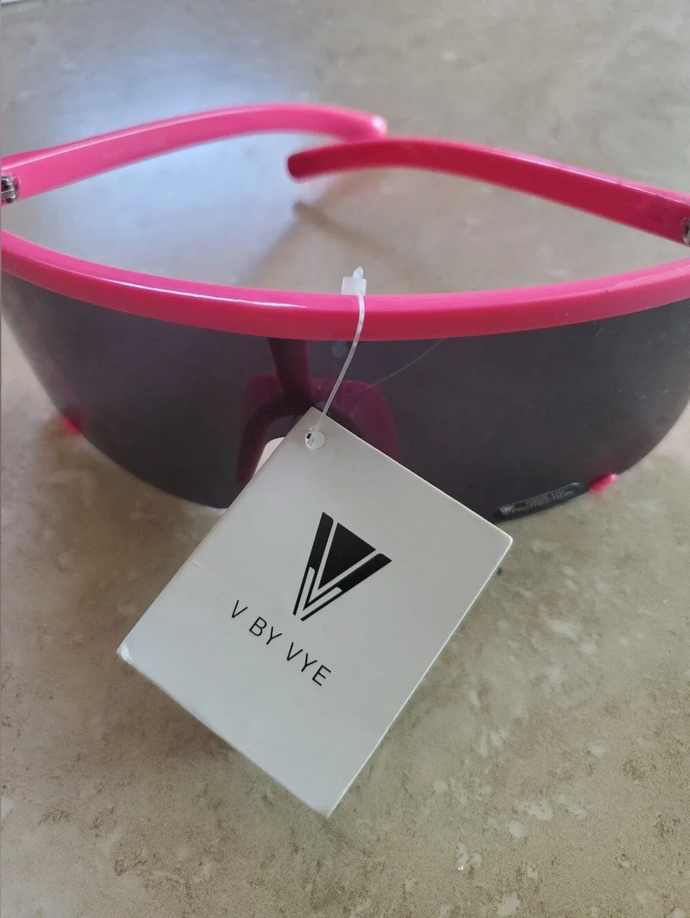 Pink Shield Sunglasses